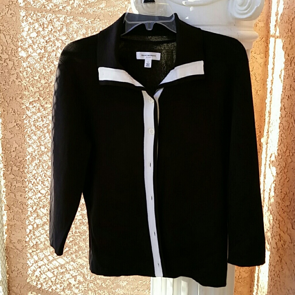 Isaac Mizrahi cardigan sweater